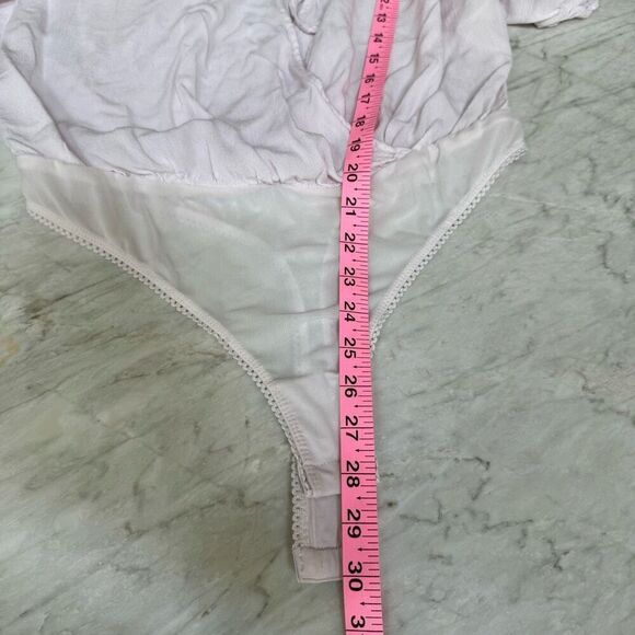 Free People Intimately Cleo Bodysuit In blush pink size M - Picture 7 of 7